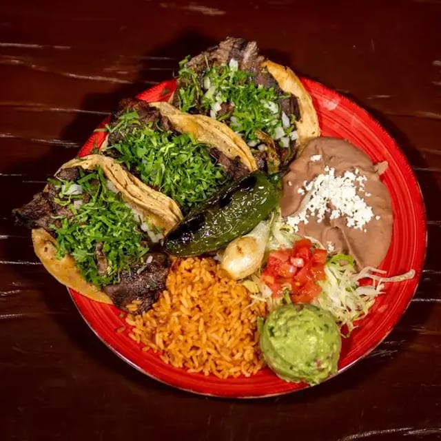 Lomo Taco Dinner.